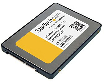 StarTech.com 2,5-tums SATA till mini SATA-adapter – externt mSATA SSD-hårddiskhölje
