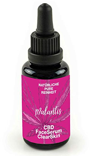 Malantis FaceSerum ClearSkin | 30ml | Anti Pickel Serum mit Thymian- und Teebaumöl zur Pflege von Hautunreinheiten | Talgregulierend | Naturkosmetik