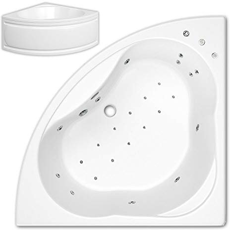Trojan Laguna 1200 x 1200mm Corner 24 Jet Whirlpool/Spa Bath