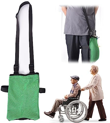 DYK&NX Urine Bag Cover, Catheter Drain Concealed Pack, 2000ml Drainage Thigh Bag Holder, Postoperative Body Fluid Carrier Shoulder Bag, for Home Travel Wheelchair Bed