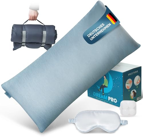 TOP RELAX Orthopädisches Kissen | 76x36 cm Individuell anpassbares, ergonomisches Kopfkissen gegen Nackenschmerzen | Allergiker Kissen für Seitenschläfer und andere | Orthopädisches Nackenkissen