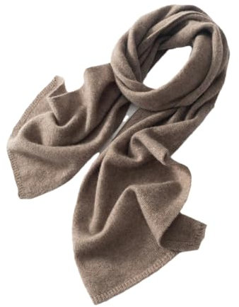 Rfmfkkg Kaschmir-Schal für Damen/Herren, einfarbig, Kaschmir-Schal, Unisex, Braun Grau, One size