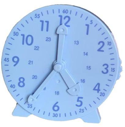Practice Clocks for Kids | Child-Friendly Sturdy Student Clock Teaching Clocks - Attractive Practice Demonstration Clock for Birthday New Year Christmas Easter Learning Tool