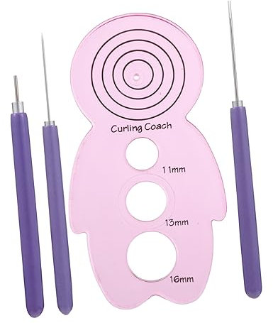 Tofficu 4stücke Papier-Curling-Werkzeug Quilling-Werkzeug Mit Schlitz DIY-Papier Rollewerkzeug Für Basteln Zum Gestalten Von Karten Und Dekorationen