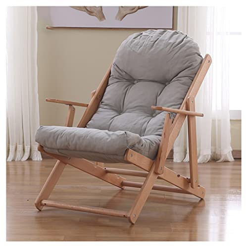 Chaiselongue für den Innenbereich, Moderne Schwerelosigkeitsstühle, Liegestuhl für den Garten, zusammenklappbarer tragbarer Liegestuhl mit Kissen, Einzelsofa für die Frei