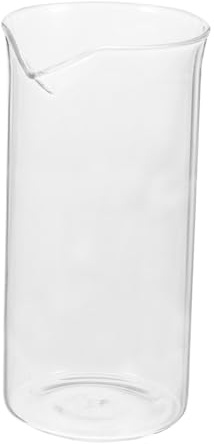 Cabilock Carafe Verre de Remplacement pour Cafetière à Piston Filtre Réutilisable Chaleur pour Machines à Café et Préparation de Thé Accessoire Antidérapant et