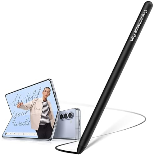 Sostituzione della penna Galaxy S nera, penne stilo per Galaxy Z Fold7/Fold6/Fold 5/Fold 4, compatibili con Galaxy S25 Ultra, tablet Samsung-7.3MM