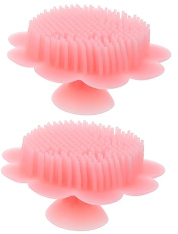MERRYHAPY 2pcs Scalp Brush Silicone Massage Hair Scrubber for Newborns Gentle Cradle Cap Treatment Soft Bath Brush Fast Drying Safe Material