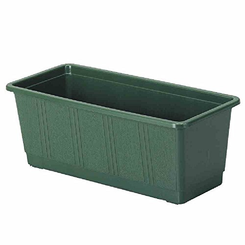 Geli 803 080 11 Blumenkasten Standart, 80 x 17,5 cm, dunkelgrün