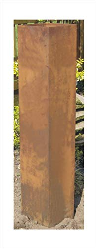 Generisch Rost Säule RS31 Gartensäulen Blumensäule Fackel Gartendeko rostig Deko Schale