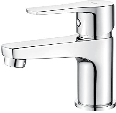 Ibergrif Star, Miscelatore Bagno con Funzione di Risparmio Idrico, Rrubinetto per Lavabo