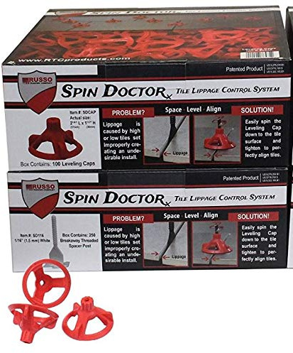 Spin Doctor Lippage Control Leveling System (Spin Doctor Leveling Caps (200 Pieces))