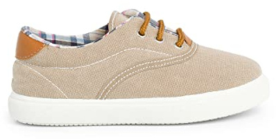 Pisamonas Zapatillas Contraste De Lona Y Cordones Talla 29 Color Arena