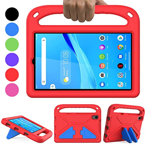 GOZOPO Kinder-Schutzhülle für Lenovo Tab M8 Tablet 3. Generation/Tab M8 HD LTE/Smart Tab M8/Tab M8 FHD, leicht, stoßfest, Standfunktion für Lenovo Tab M8 Hülle 8.0 Zoll (TB-8505,TB-8) 705,Rot
