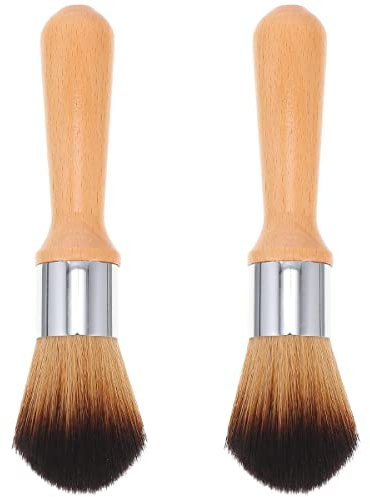 Vaguelly 2pcs Model Dusting Brush Statue Cleaning Brush with Wooden Handle Model Brush Figurines Model Cleaner Dusting Brush for Figures Statues Musical Instrument