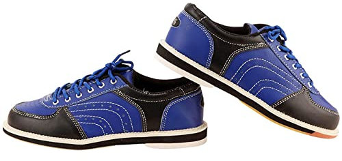 Bowls Shoes for Women, Leather Women's Bowling Trainers Casual Bowling Athletic Shoes Lightweight Bowls Fitness Sneakers,Blue,3 UK