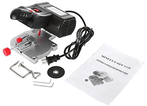 Mini Máquina De Corte, Banco De Corte De Hoja De Acero, Sierra De Mesa Eléctrica, Corte De Madera Y Plástico De Metal, Herramientas De Bricolaje, Calibre De Inglete Ajustable