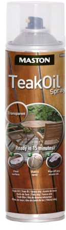 Maston Teaköl-Spray – Transparent – ​​Holzöl-Sprühdose – 500 ml