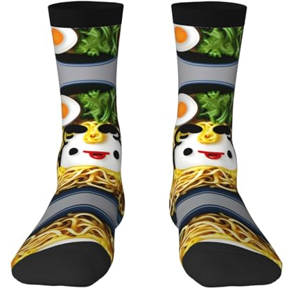 Chaussettes de sport et décontractées, confortables et tendance, parfaites pour la course à pied et au quotidien, Coquetier nouilles ramen, taille unique