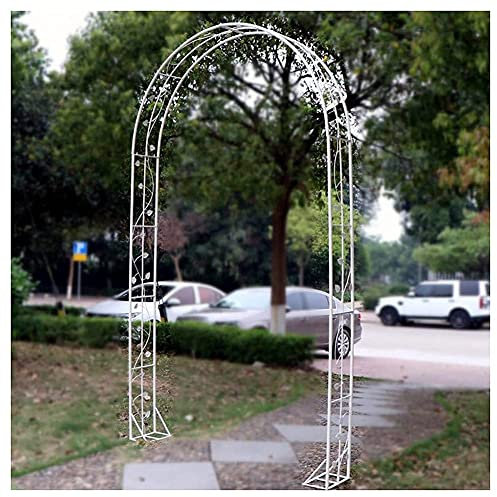 Pergolati, pergolati da giardino, arco in metallo, struttura per piante rampicanti in stile retrò in ferro battuto per giardino esterno, cortile, villa