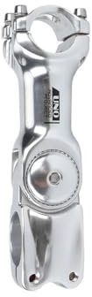 CaFfen Lenkervorbau Fahrrad Verstellbarer Vorbau 25.4/31,8mm Bicycl Lenker Riser Power Aluminium Vorbau Off Road Mountainbike Accessori Teile Fahrrad Vorbau(25.4x130 Silver stem)