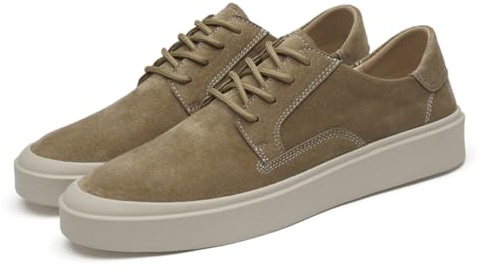 VIBLiSS Zapatos Casuales Invisibles para Hombre Que Aumentan La Altura 1.6 Pulgadas Zapatillas Más Altas Zapatos Elevados Ligeros para Negocios Conducción Caminando,4cm Brown,40 EU