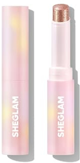 SHEGLAM Crystal Jelly Glaze Eye Shadow Stick Eyeliner Brightener Pencil with Brush Easy to Blend Long Lasting Shimmer-Aura Blitz