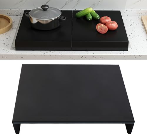 Copertura per Fornello a Gas, Copertura Superiore per Fornello in Acciaio Inossidabile Nero Copertura per Piano Cottura Antiscivolo, Copertura per Piano Cottura per Noodle per