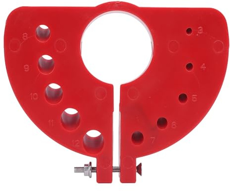 Oytrui Angle Grinder Drill Bit Sharpener Attachment Multi Specifications 3-12mm Drill Bit Grinding Attachment (Red)