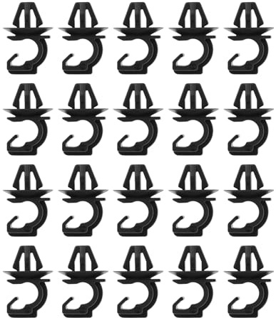 YINETTECH 20Pcs 15,7 X7x23mm Auto Bremsleitung Kabel Halter Halterung Clips Kompatibel mit Lexus