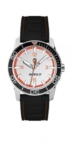 Genérico Reloj Caballero Valencia CF, Deportivo para Hombre con Correa Flexible y Diseño Moderno, Ideal para Aficionados valencianistas.