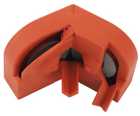 AMONIDA Drill Bit Sharpener Efficient Electric Grinder for High Speed Steel Carbide Cobalt Drill Bits with Accessories for Home Use Orange