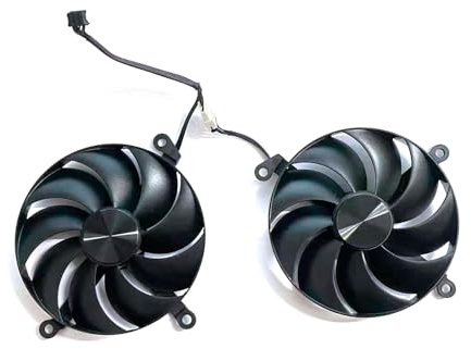 SHANGYG Für Lenovo für RTX 4090 für Savior Grafikkartenkühlung 4PIN 95MM FD10015M12D DC 12V 0,45A GPU-Lüfter(2 Fan)