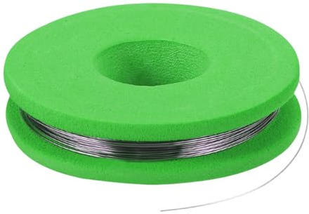 QUARKZMAN 2 Piezas Alambre Nicrom 30 AWG 33 Pies Cr20Ni80 Alambre Resistencia De Calentamiento Para Reparación De Componentes Electrónicos Verde