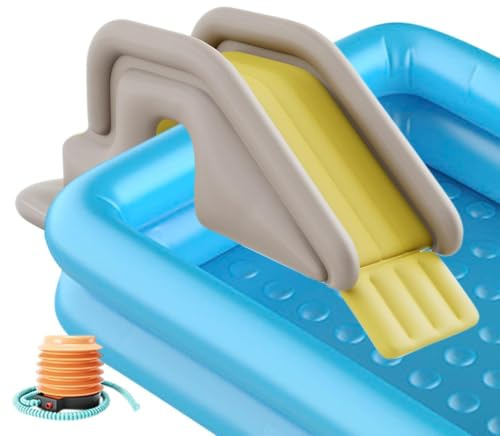 Aufblasbare Pool-Rutschbahnen Sommerliches Unterhaltungsspiel | Aufblasbares Wasser-Rutschen-Spielzeug für Terrasse, Garten, hinterer Garten, innerer Hof, Rasenfläche, Park, Schwimmbecken