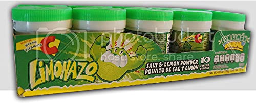 Limonazo Salt and Lemon Powder Mini Shaker - 10 Ct. Case