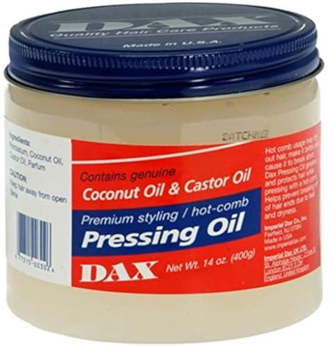 DAX Pressing Oil for Hair, Unscented, 14 Ounce