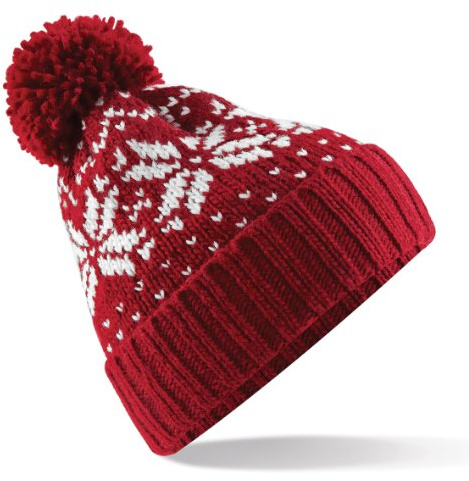 Beechfield Unisex Baby mütze B456 Fair Isle Snowstar