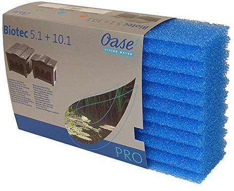 OASE 56678 Ersatzschwamm blau Bio-Smart 18000-36000, 25 x 20 x 9 cm - Filterschwamm, grobe Körnung, Filtermedium, Filterschaum