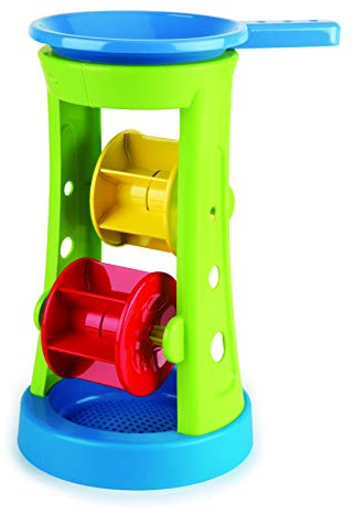 Hape Double Sand & Water Wheel | Beach and Bath Toy for Toddlers 18 Months and Up
