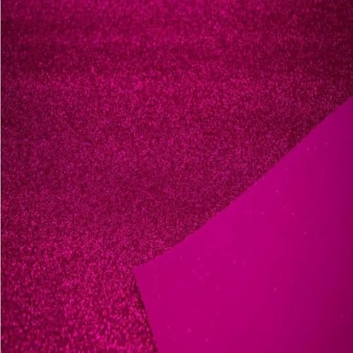 StoffBook Pink Glitzer-Moosgummi Moosgummi Bastelschaumstoff für Basteln | Elastisch und leicht, Stoff für Basteln und Modellbau, Moosgummi 2mm und Schaumstoff zum Basteln, Meterware ab 50cm