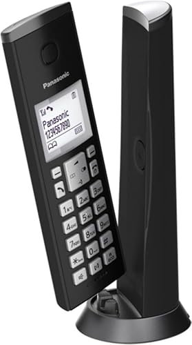 Panasonic KX-TGK210FXB Telefono cordless, Nero