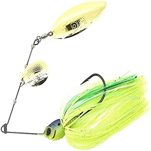 Berkley DEX Spinner Bait zum Angeln auf Hecht, Barsch & Forelle – Vibrations-Jigköder mit Spinnerblatt