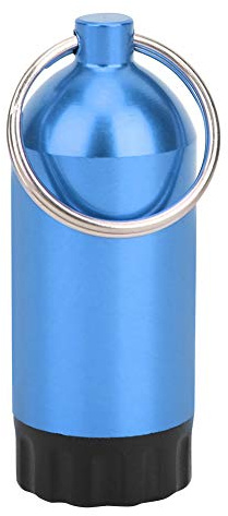 Bnineteenteam O-Ringe Dive f¨¹r Tauchzylinder, Anti-Rost-Mini-Tauchzylinder aus Aluminiumlegierung, O-Ringe aus Naturkautschuk(Blau) Water Sports