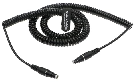 Alvin's Cables Câble pour chariot GF-Primo GF-Secondo Dolly - Fischer - 7 broches - Câble spiralé pour Dollies Grip Factory Munich (GFM)