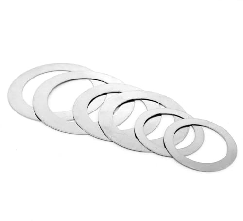Lot de 5 rondelles épaisses, rondelles de calage M6 M8 M10 ultra fines, épaisseur 1,2 1,5 2 mm, rondelles en acier inoxydable(M10x20x1.2)