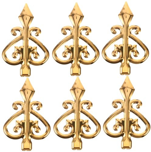 Tofficu 6pezzi Copertura Per Recinzione Copertura Per Recinzione Esterna Cappuccio Per Decorazione Per Estremità Per Accessorio Per Recinzioni