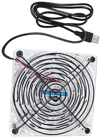 SHINEOFI Ventilador De Refrigeración Usb Para Enrutador Consola De Pc Luz Led Rgb Para Disipar El El Gabinete De Electrónica