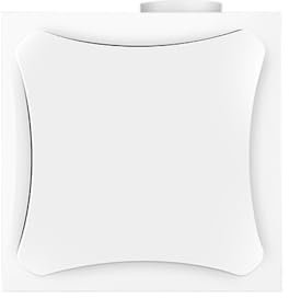 RUNZE765Z Ventilatore di Scarico Ventilatore di Ventilazione Multifunzionale for la casa, 30 * 30 cm, Ventilatore di Scarico Silenzioso for Cucina Quadrata Ventilatori per Cucina