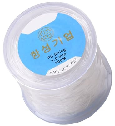 Filo elastico trasparente da 100 metri per braccialetti con perline fatte a mano, collane e progetti artigianali, filo elasticizzato per la creazione di gioielli